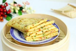 这个量大约可以煎8块鸡蛋饼。