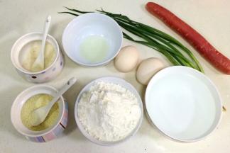 准备好需要的食材。