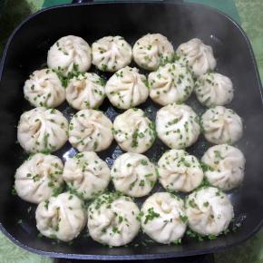 开锅盖撒少许葱花即可！