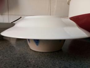 扣一个盘子在碗上