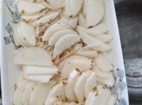 山药去皮切成片