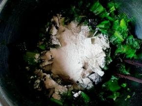 拌入面粉