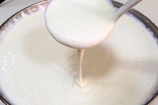 磨好后的豆米浆大概是这种浓稠度。