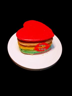 一个简单的蛋糕胚就完成了。