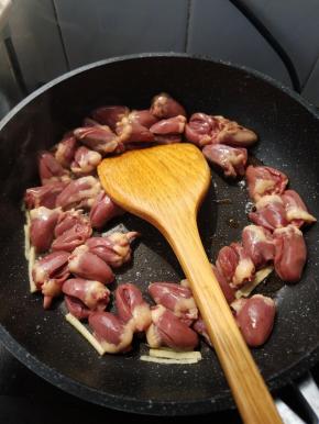 轻轻的翻炒均匀。