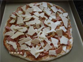 再铺一层芝士碎