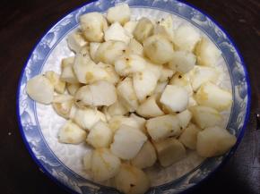 切成小块