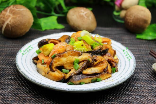 香菇炒虾仁