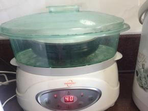 放入蒸炉里蒸40分钟