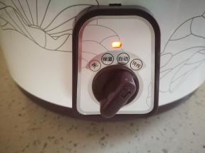 放入电炖煲内，转到快炖，烧开后，不要调温，就这么一直煲2个小时或更久点，可以尝尝肚片的味道，是自己喜欢的口感即可！