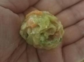 喜欢圆圆的，可以用手轻轻的揉圆。