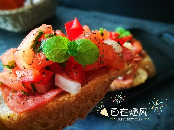 西式早餐～烤面包片