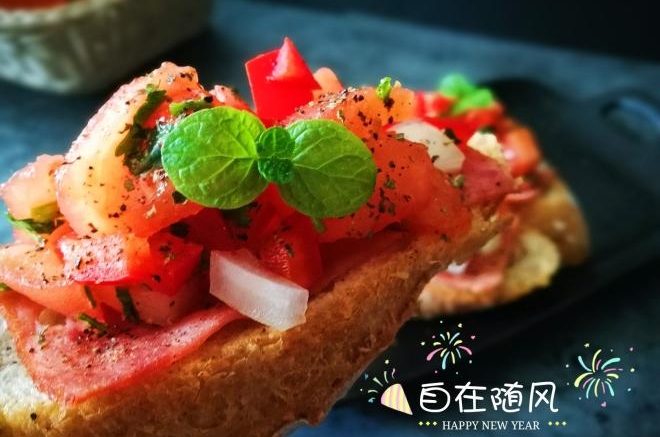 西式早餐～烤面包片