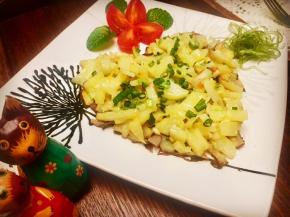 剩下的我做了颗大大的土豆心，创意土豆心，土豆控怎么拒绝得了呢