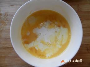 加入15g牛奶（常温）搅匀。