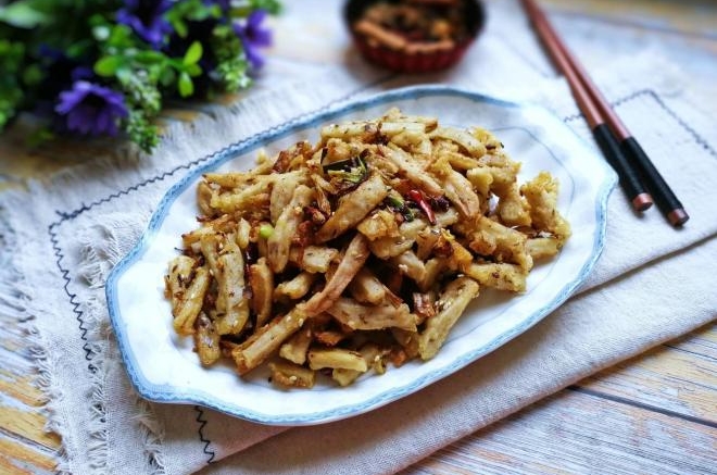 孜然干煸藕条