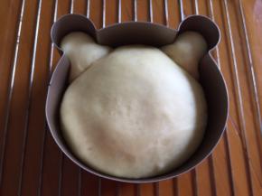 放入烤箱二次发酵40分钟