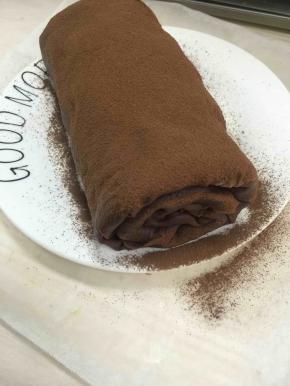 最后筛上可可粉，就完工了