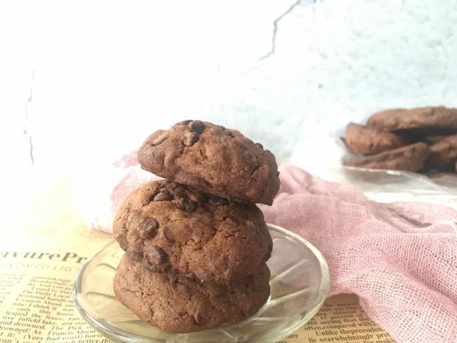 可可巧克力豆曲奇