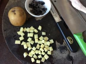 土豆切粒
