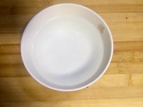 取碗加开水