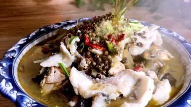 淋入藤椒上面即可