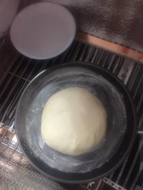 将揉好的面团放入预热的发酵箱40度发酵大约45分钟