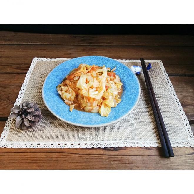 西红柿炒卷心菜