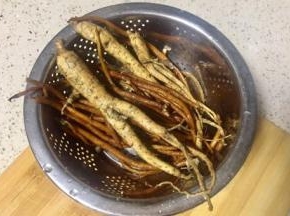 土人参和当参清洗干净