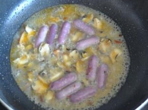 加入适量开水和盐。