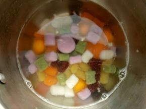 同样也用凉水透一下。
