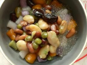 放入蜜豆(不喜欢的可以不放)