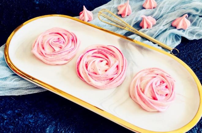 玫瑰花马林糖