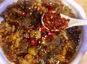 撒上香葱花