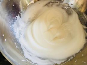 蛋白打至有明显纹路加第三次糖