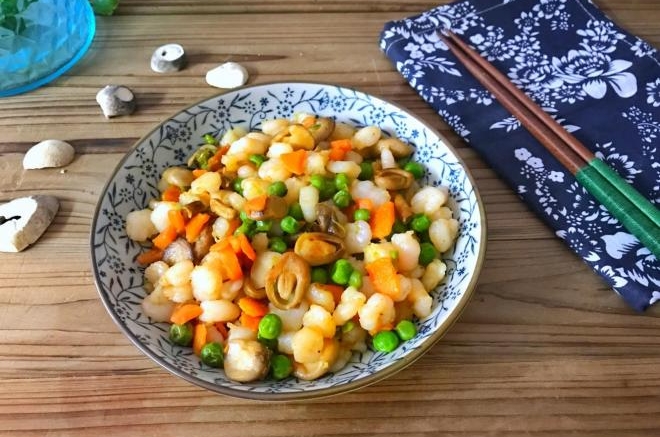 草菇虾仁