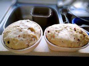 发酵至两倍大，取出