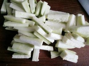 茄子切条