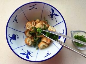 加入葱花