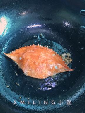 蟹壳也炸一下上色