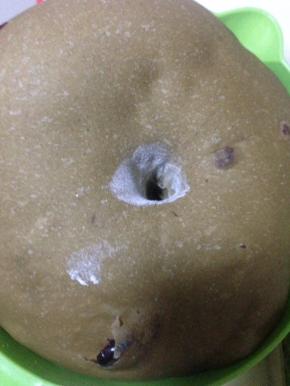 发酵到2倍大 手蘸干粉 戳洞不回缩 不塌陷