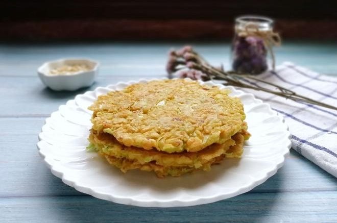 圆白菜鸡蛋饼