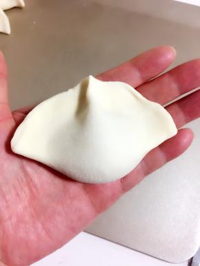 包好的饺子漂亮吧？