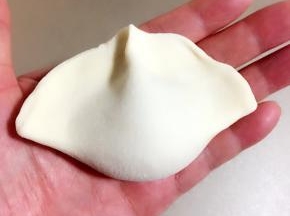 包好的饺子漂亮吧？