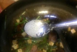 一点白糖提味