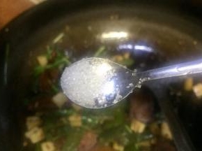 一点白糖提味