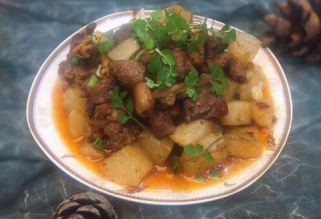 羊白捞~红烧羊肉