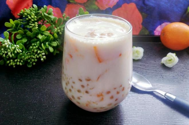 木瓜牛奶西米露