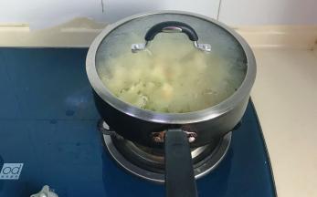 加盖大火煮开