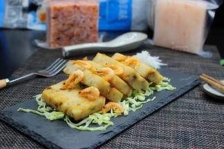 看着这四溢飘香的广式萝卜糕